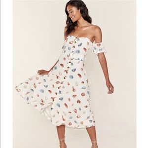CAPULET TEAGAN BELTED MIDI DRESS